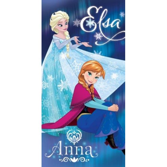 Dětská osuška 70x140 Frozen - Elsa a Anna