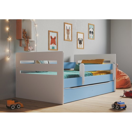 Ourbaby dětská postel Tomi - modrá