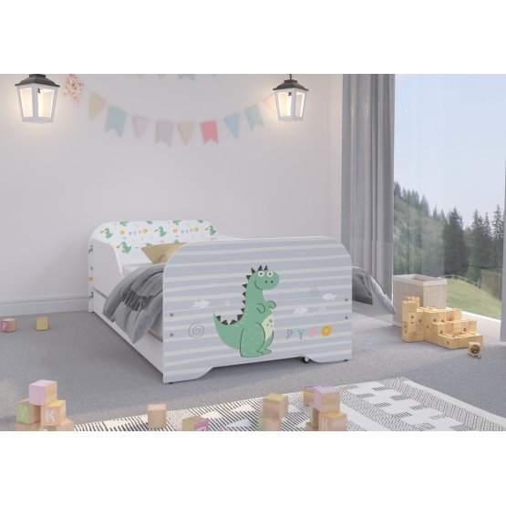 Dětská postel MIKI 160 x 80 cm - Dino