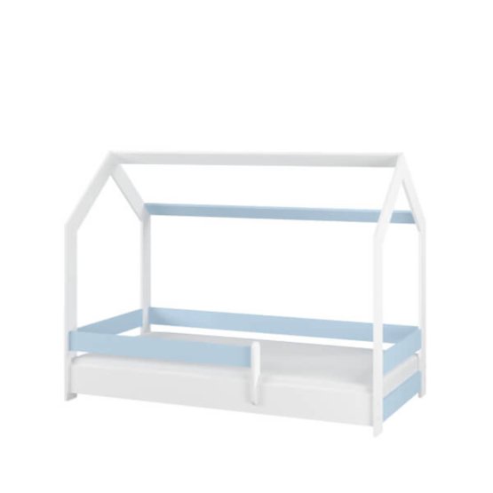 Domečková postel Sofie 180x80 cm - modrá