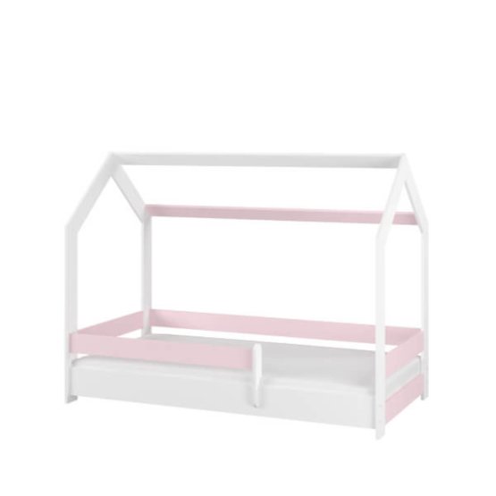 Domečková postel Sofie 180x80 cm - růžová