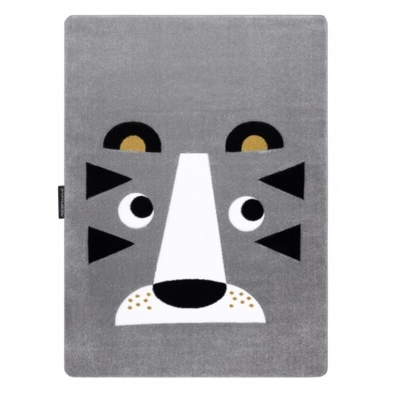 Dětský koberec PETIT - Tygr - šedý