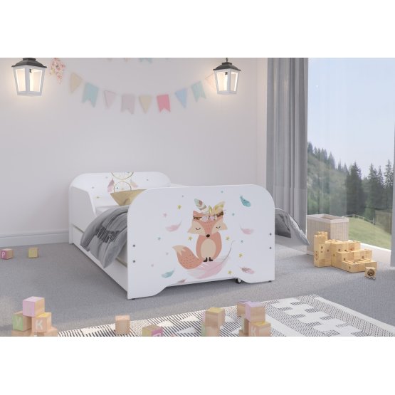 Dětská postel MIKI 160 x 80 cm - Liška