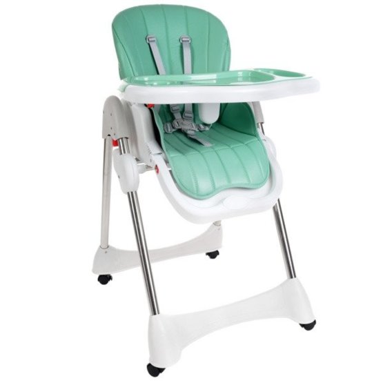 Dětská jídelní židlička Luxa - mátová