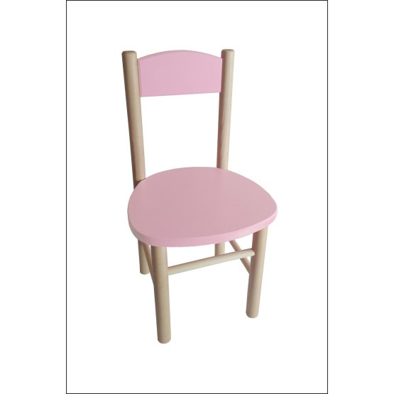 Dětská židlička Polly - světle růžová