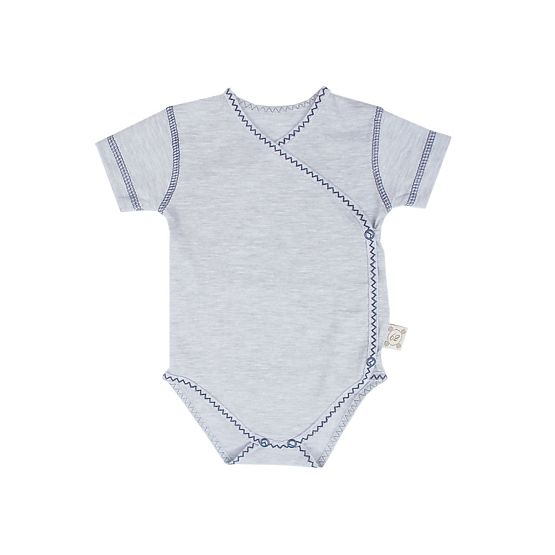 Body baby s krátkým rukávem modré