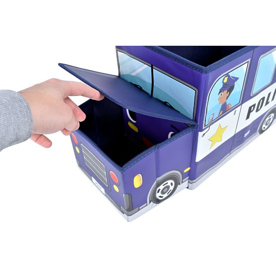 Box na hračky Policejní auto modré