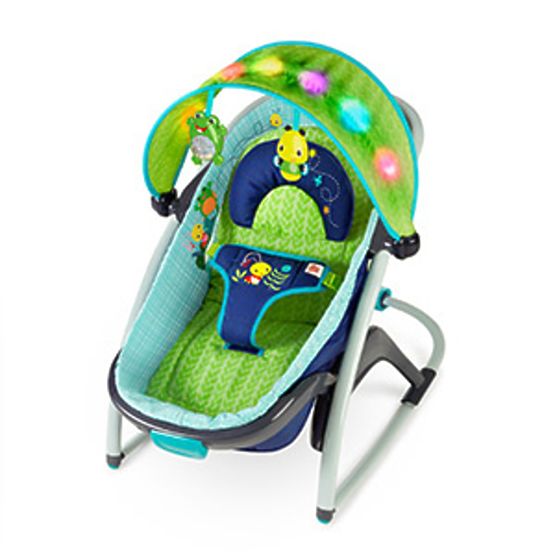Bright Starts lehátko Light Up Lagoon Rocker Napper