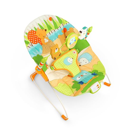 Bright Starts Lehátko vibrační s melodií Little Explorer