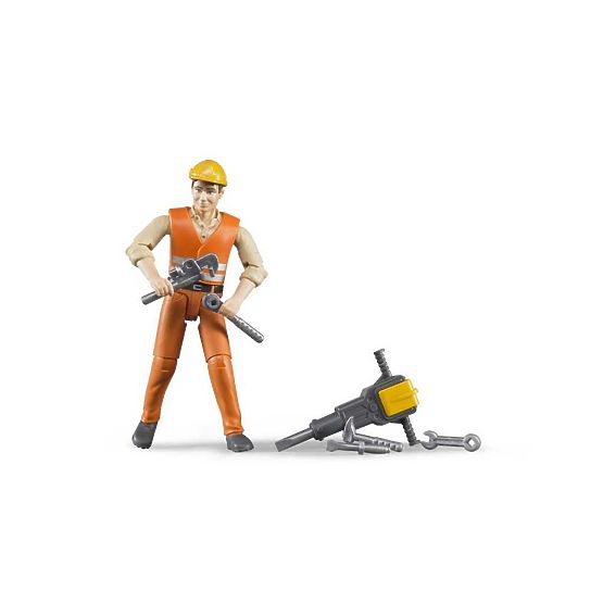Bruder BWORLD Figurka stavební dělník
