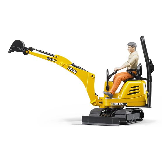 Bruder BWORLD Mikrobagr JCB s figurkou