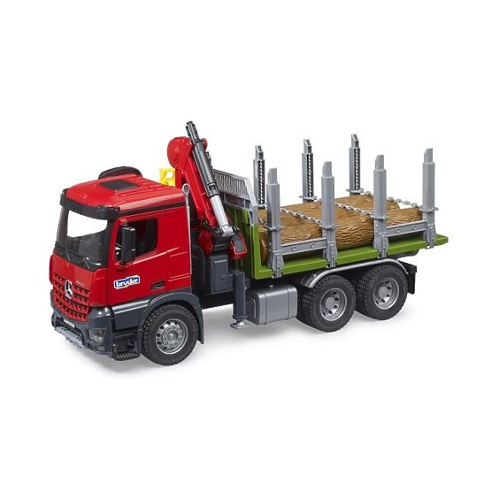 Bruder Přepravník na dřevo s hydraulickou rukou MB Arocs