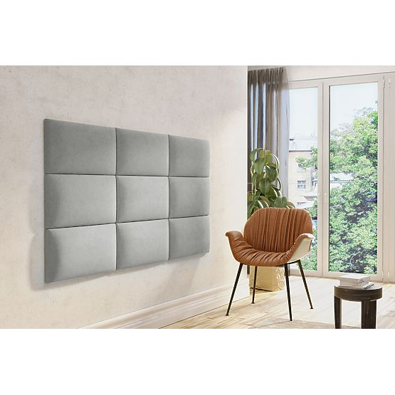 Čalouněný panel Klasic - stříbrný