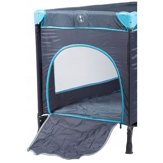 Cestování postýlka s matrací - námořnická modř