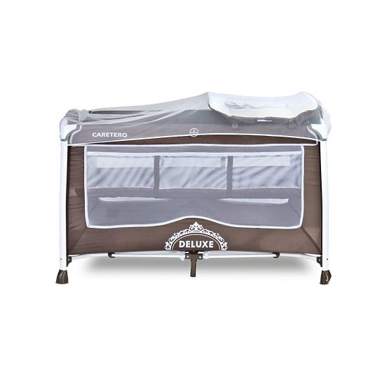 Cestovní postýlka CARETERO Deluxe beige Béžová