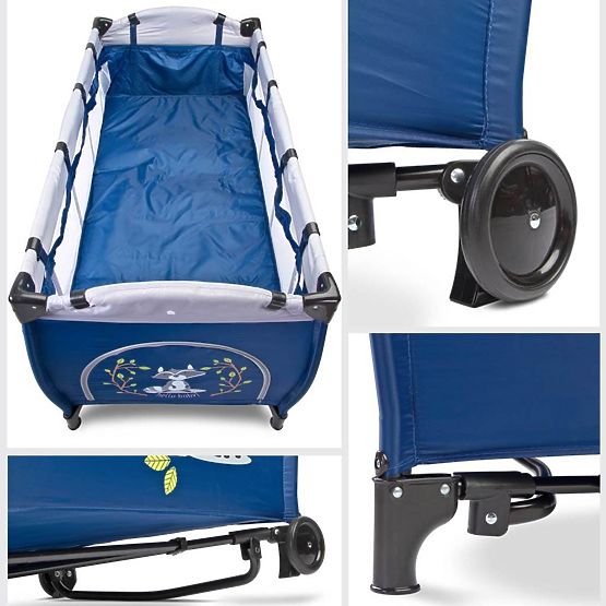 Cestovní postýlka CARETERO Grande Plus 2018 navy Modrá