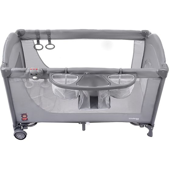 Cestovní postýlka Comfort Plus - šedá