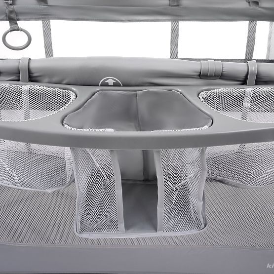 Cestovní postýlka Comfort Plus - šedá