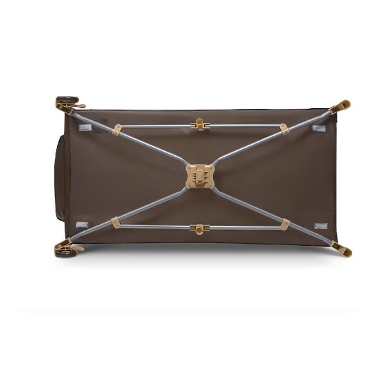 Cestovní postýlka LIONELO Sven plus - hnědá