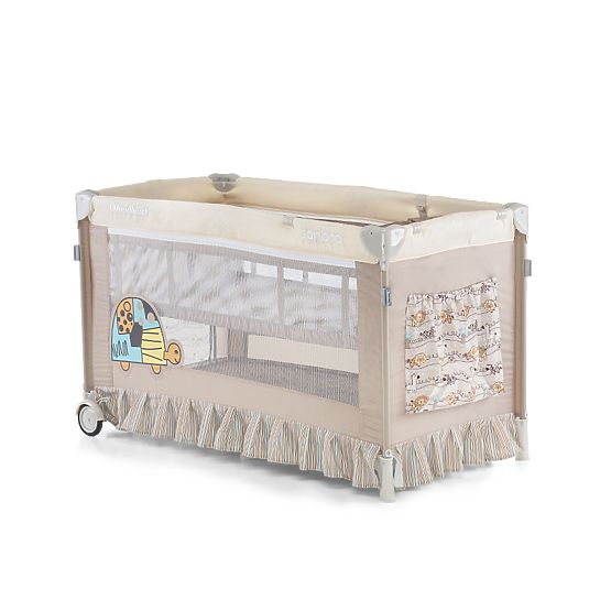 CHIPOLINO Cestovní postýlka  Play pen and crib  Sahara - béžová