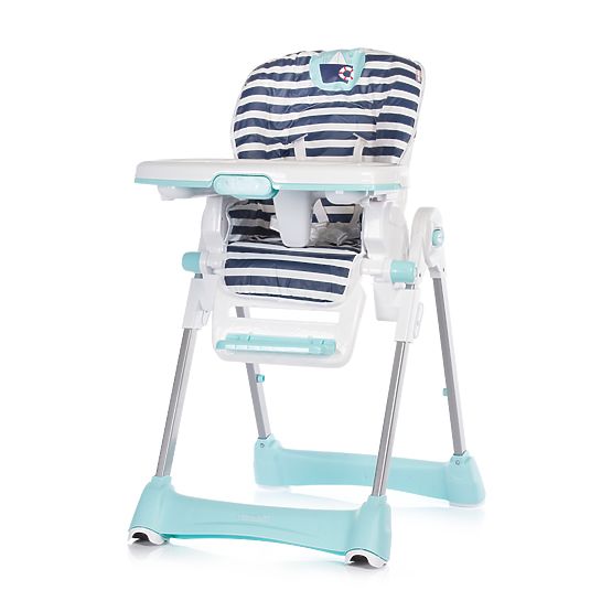 CHIPOLINO Dětská jídelní židlička Bravo - Marine boat