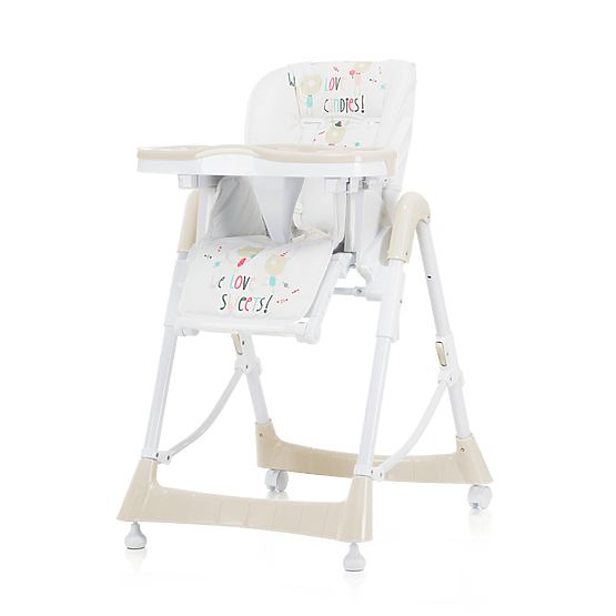 CHIPOLINO Dětská jídelní židlička Comfort Plus - Creme