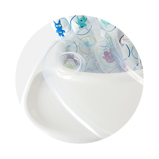 CHIPOLINO Dětská jídelní židlička Mickey - Space