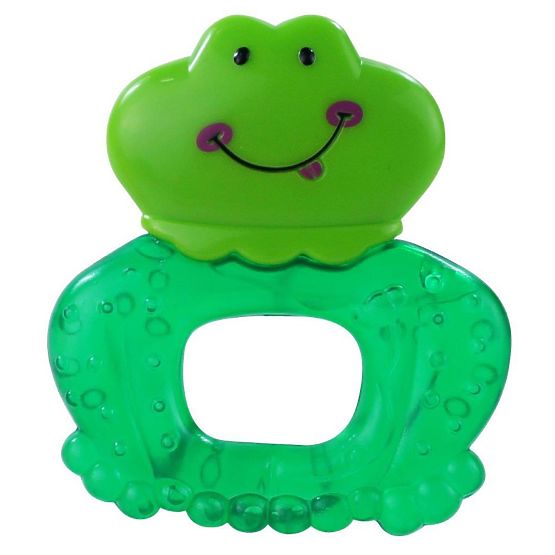 Chladící kousátko Baby Mix žabka Zelená