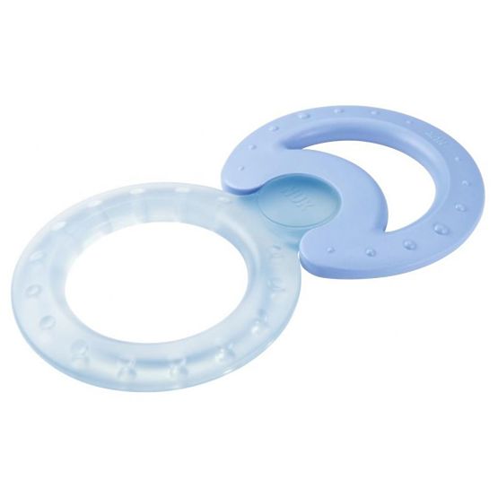 Chladící kousátko + Classic Nuk 2 ks modré