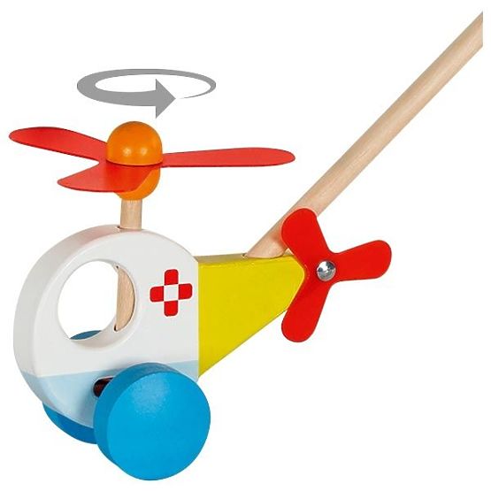 Chodítko na tyči helikoptéra