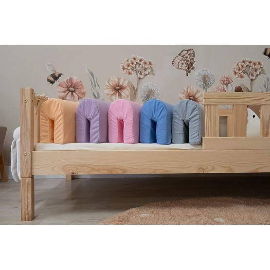 Chránič na postel Ourbaby - Jersey - Světle šedý