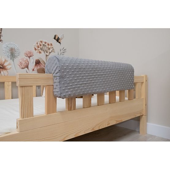 Chránič na postel Ourbaby - světle šedý