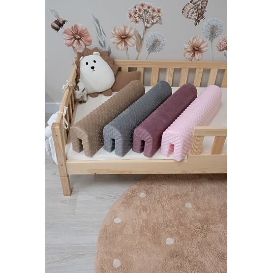Chránič na postel Ourbaby - světle šedý