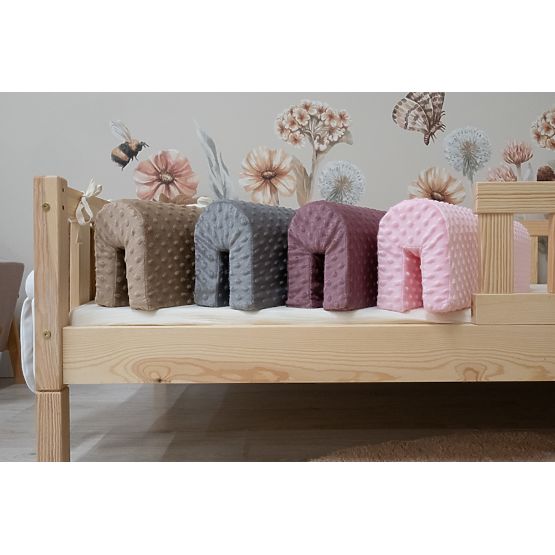 Chránič na postel Ourbaby - světle šedý