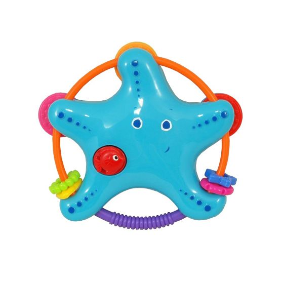 Chrastítko Baby Mix Hvězdička modrá