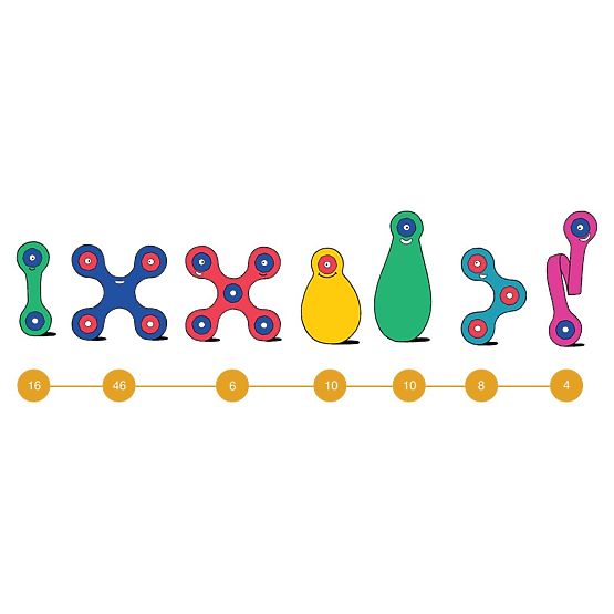 Clixo, Classroom Pack, 100 prvků