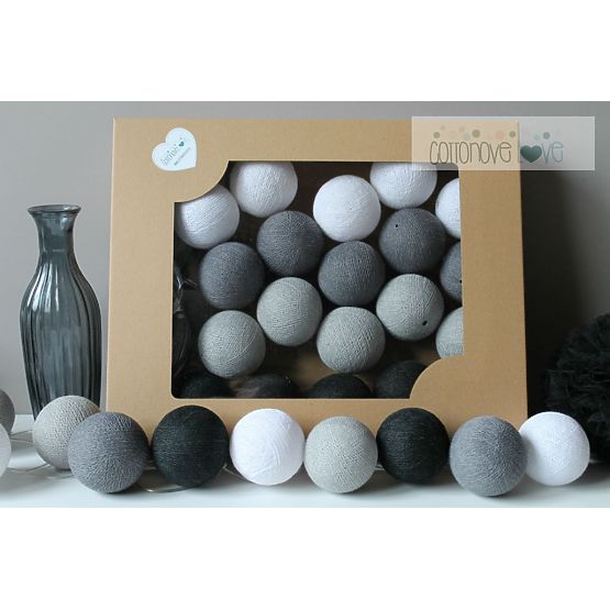 Cotton balls - grafitové