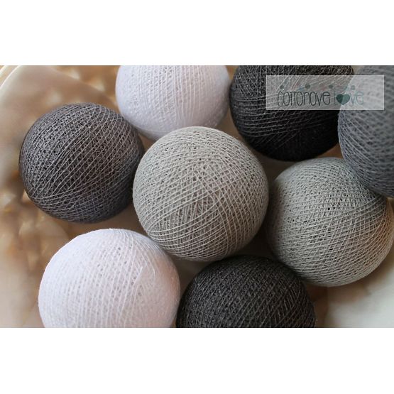 Cotton balls - grafitové