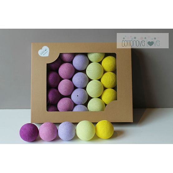 Cotton balls - krokusové