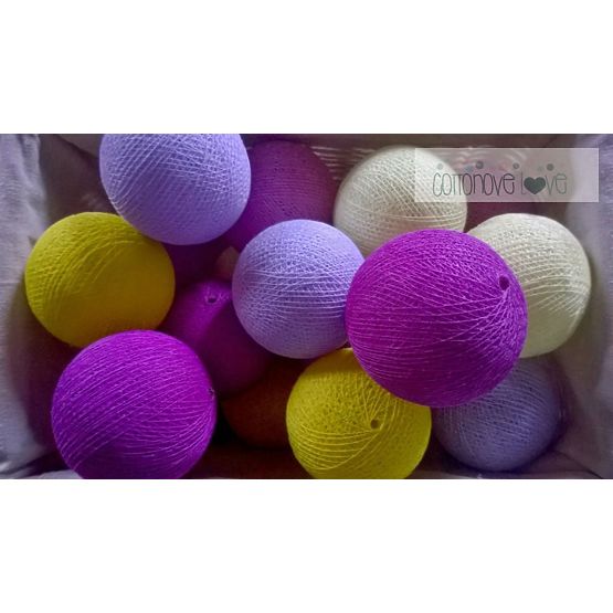 Cotton balls - krokusové