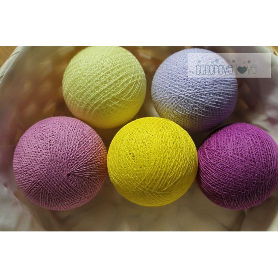 Cotton balls - krokusové