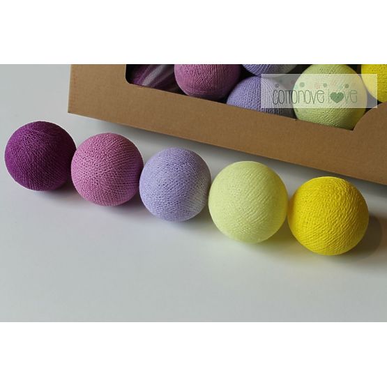 Cotton balls - krokusové