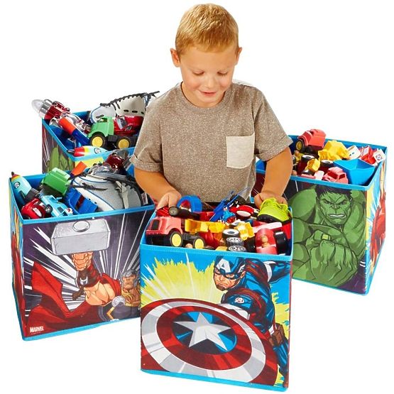 Čtyři úložné boxy - Avengers
