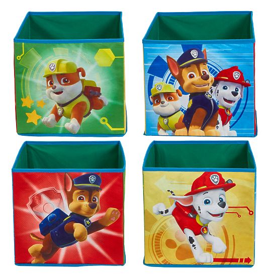Čtyři úložné boxy - Paw Patrol
