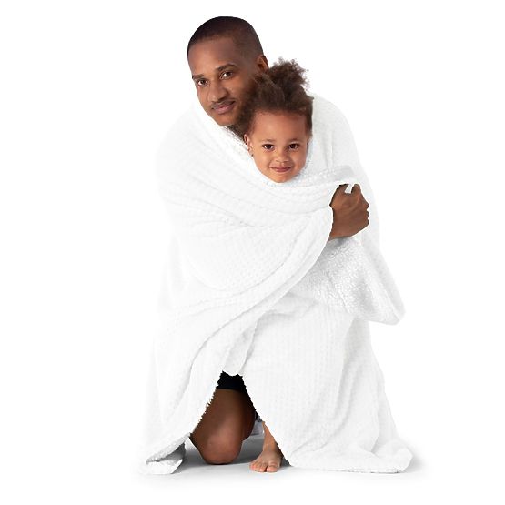 Deka SHLEEPY barva bílá žakárově ražená klasický styl 170x210