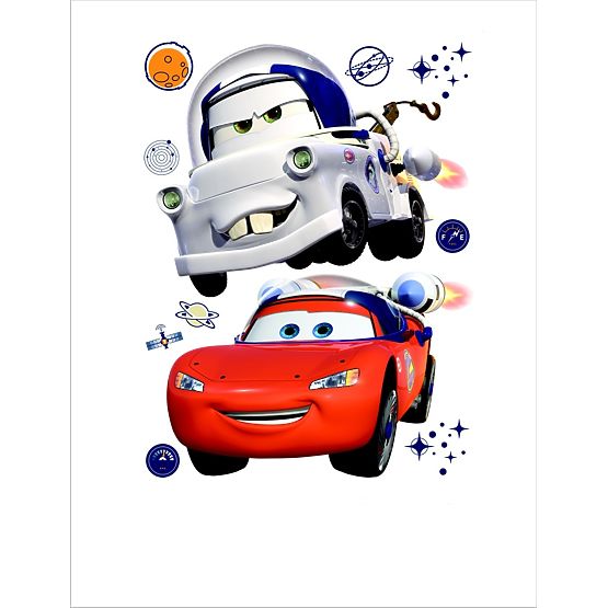 Dekorace na stěnu Cars II.