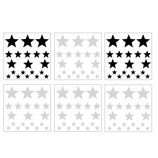 Dekorace na zeď DEKORNIK - Hvězdy