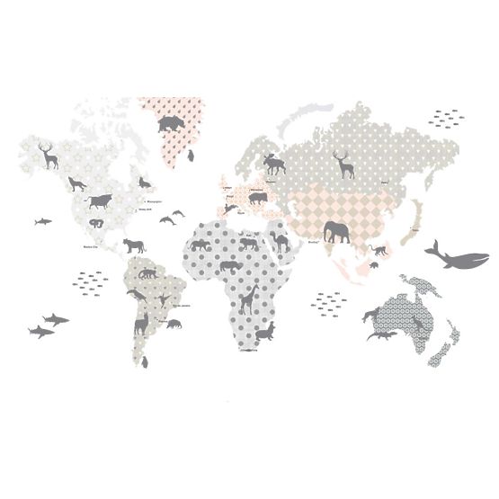 Dekorace na zeď DEKORNIK - Mapa 1