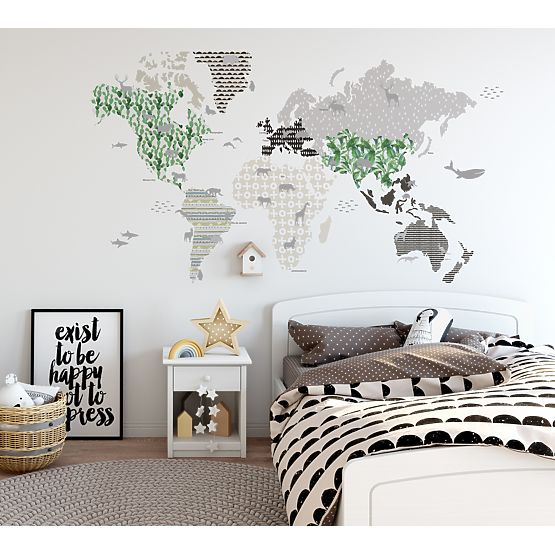 Dekorace na zeď DEKORNIK - Mapa 5