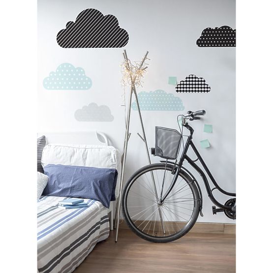 Dekorace na zeď DEKORNIK - Obláčky